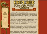 Emperor - Website, Termin + erste Screenshots