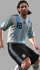 Pro Evolution Soccer 2009: Bilder von Coverstar Lionel Messi nachgereicht