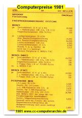 Computerpreise: Webseite zeigt den Preisverfall von 1971 bis heute