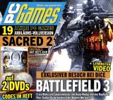 PC Games 9/11: Geburtstagsausgabe mit Hammer-Vollversion Sacred 2 auf 2 DVDs + Titelstory Battlefield 3