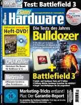 Im Handel: PCGH 12/2011 mit Battlefield-3-Special, Bulldozer-Test, toller Vollversion Gear Grinder und Premium-Ausgabe