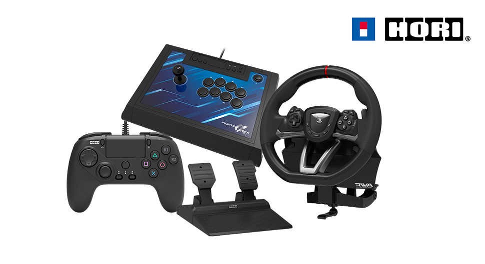 Vorschau auf HORI Fighting Commander Octa, Racing Wheel APEX & Fighting Stick α