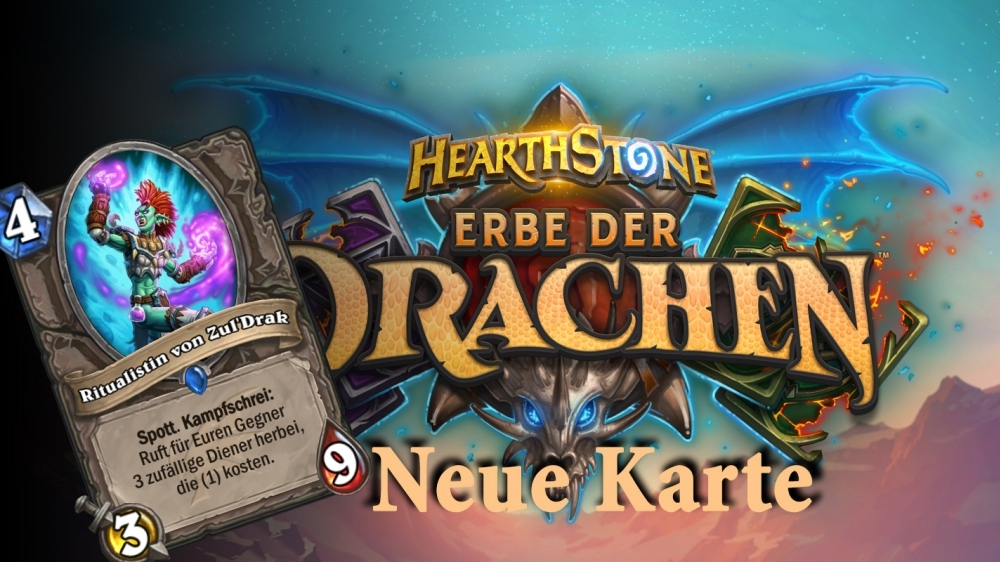 Hearthstone: Erbe der Drachen - neue Karte Ritualistin von Zul'Drak
