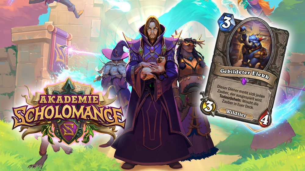 Hearthstone: Scholomances Zauber-Must-Have Gebildeter Elekk vorgestellt