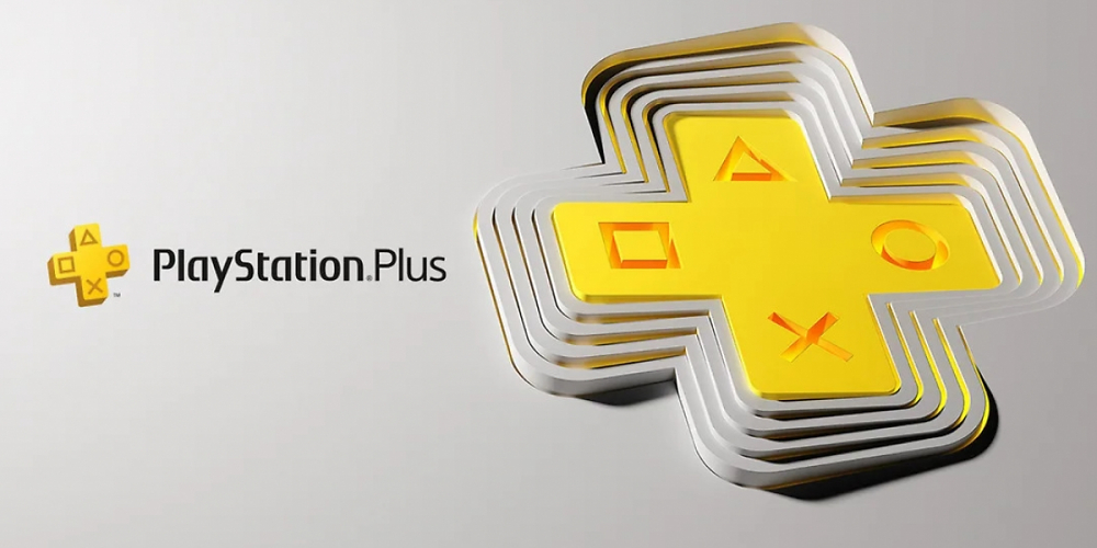 Das Logo von PS Plus.