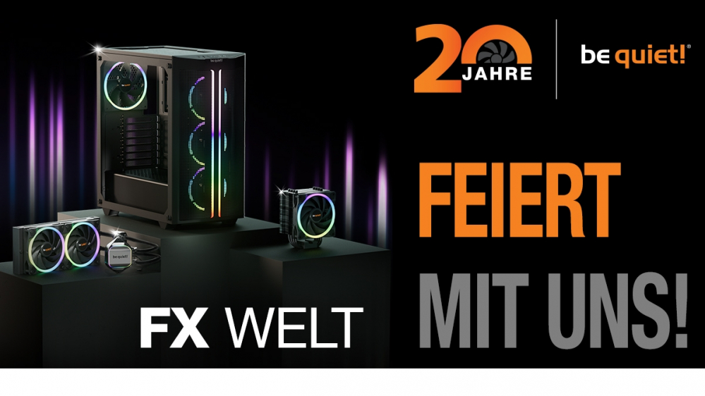 20 Jahre: be quiet! feiert Jubiläum mit erster RGB-Produktserie