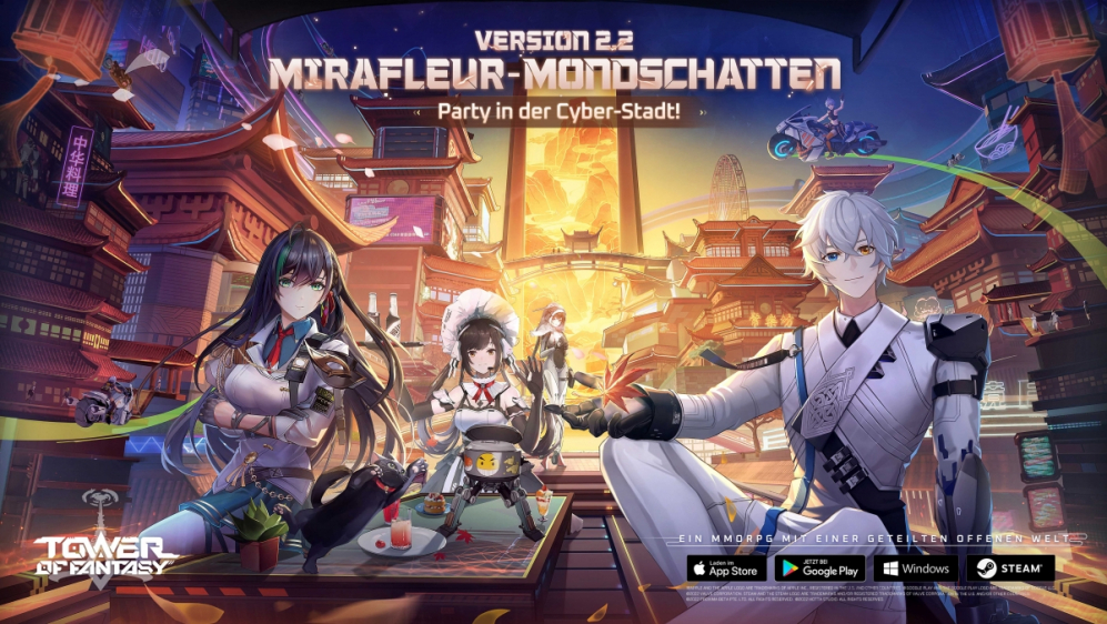 F2P-Rollenspiel Tower of Fantasy: Update 2.2 mit vielen Neuerungen ist jetzt live!