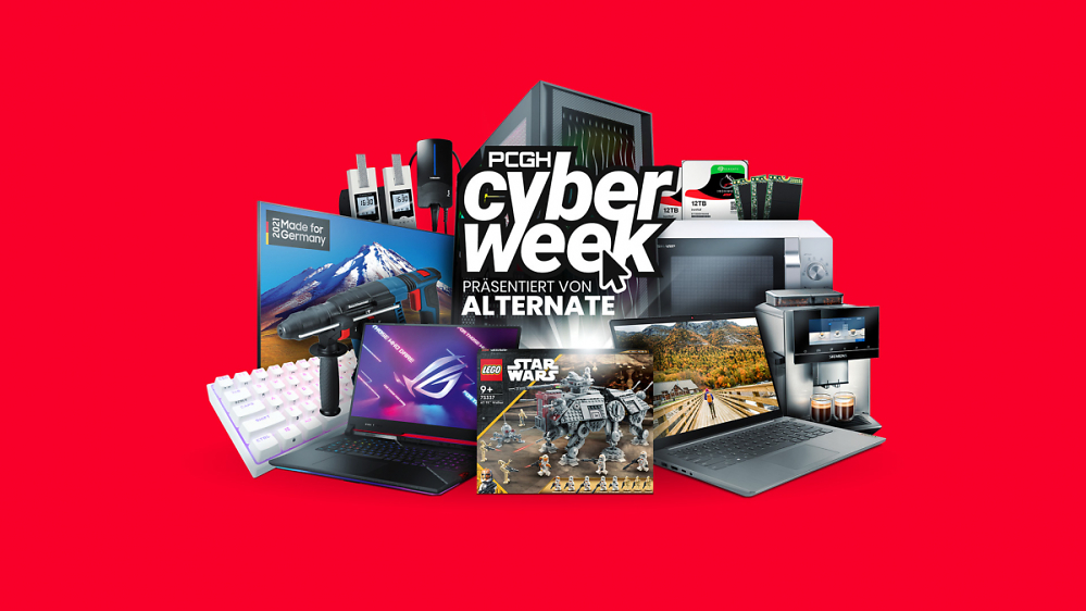 PCGH Cyber Week 2023: Nur noch heute - jetzt zuschlagen und bis zu 50% Rabatt sichern!