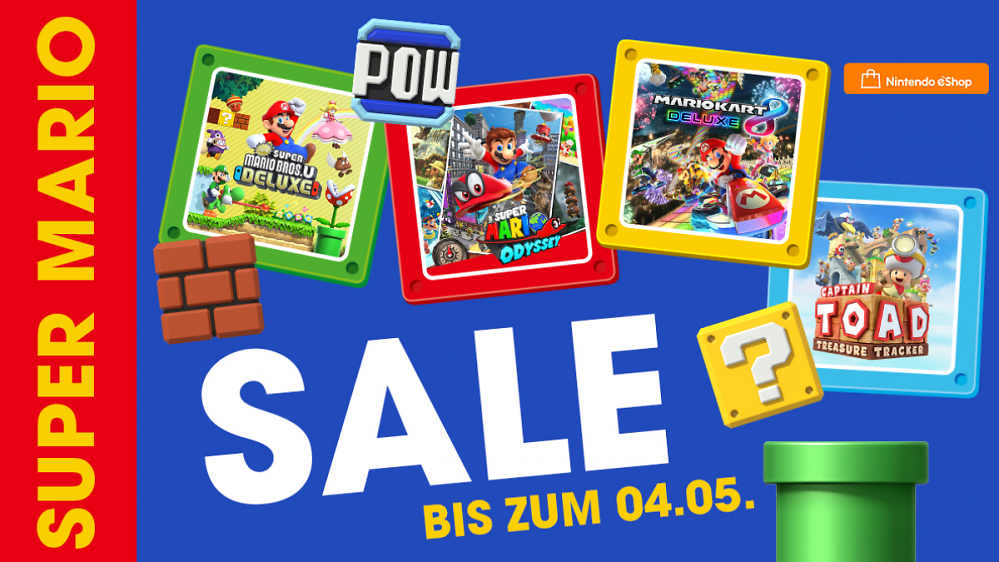 Letzte Chance: Holt euch jetzt Mario Kart und co. reduziert im Nintendo eShop Super Mario Sale!