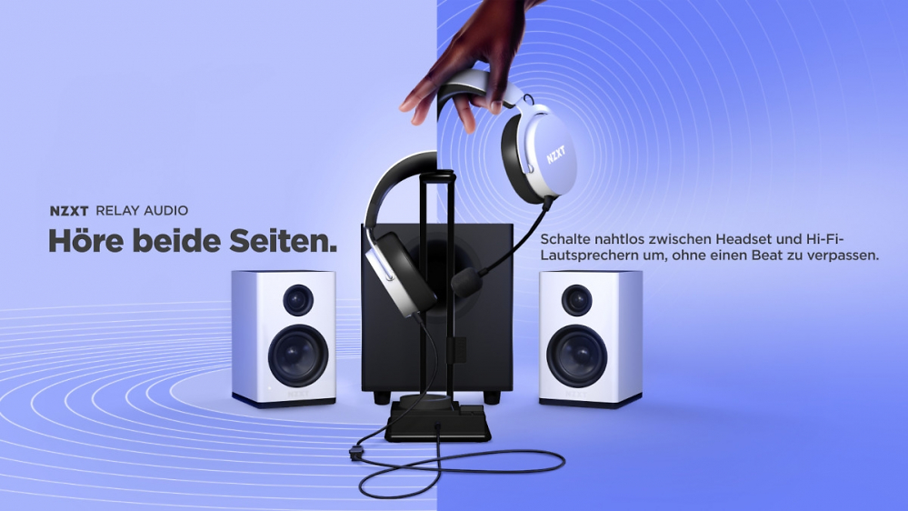 Natürlicher Klang für Gamer - Das verspricht NZXTs neue Relay Audio-Hardware