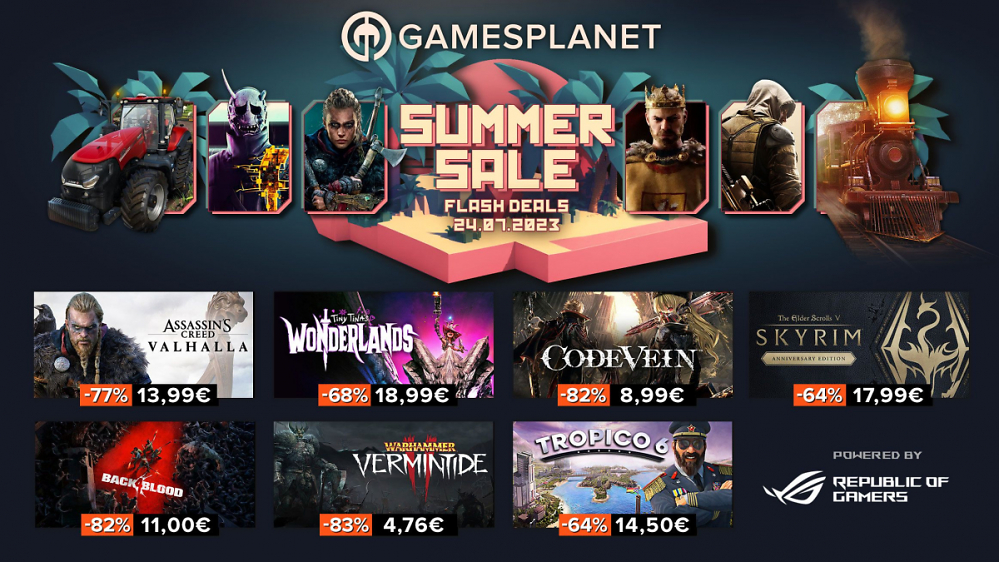 Nur kurz: Über 4.000 PC-Spiele im Angebot - täglich neue Deals beim Summer Sale