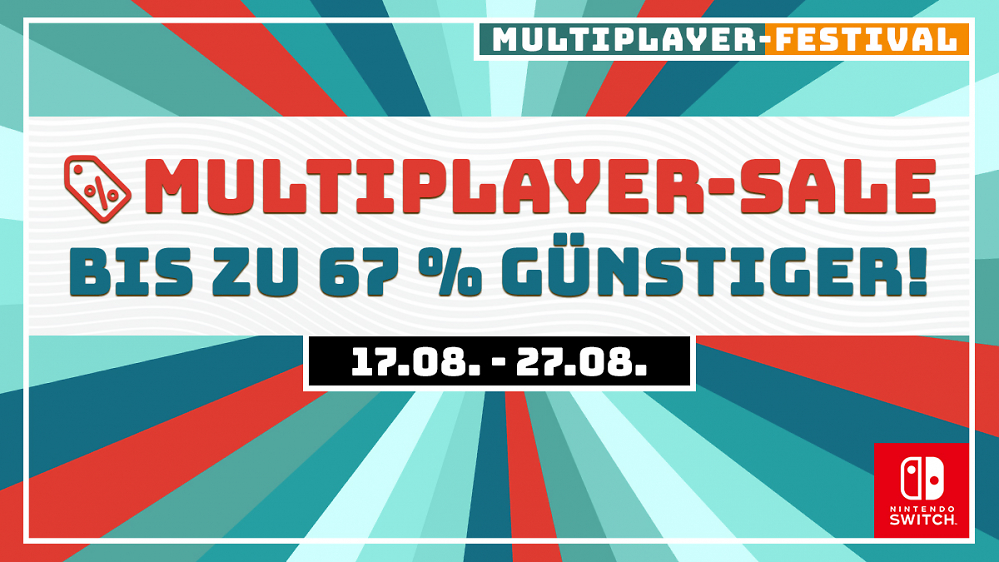 Großer Multiplayer-Sale im Nintendo eShop: Nur noch wenige Tage - jetzt zuschlagen!