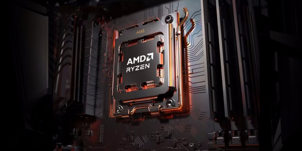 Sockel mit AMD-CPU