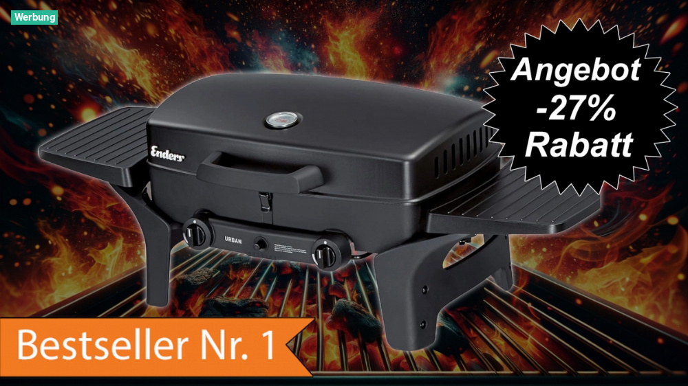 Heißer als Weber-Grill? Gasgrill von Enders stürmt die Amazon-Charts: 27% Rabatt auf Topseller