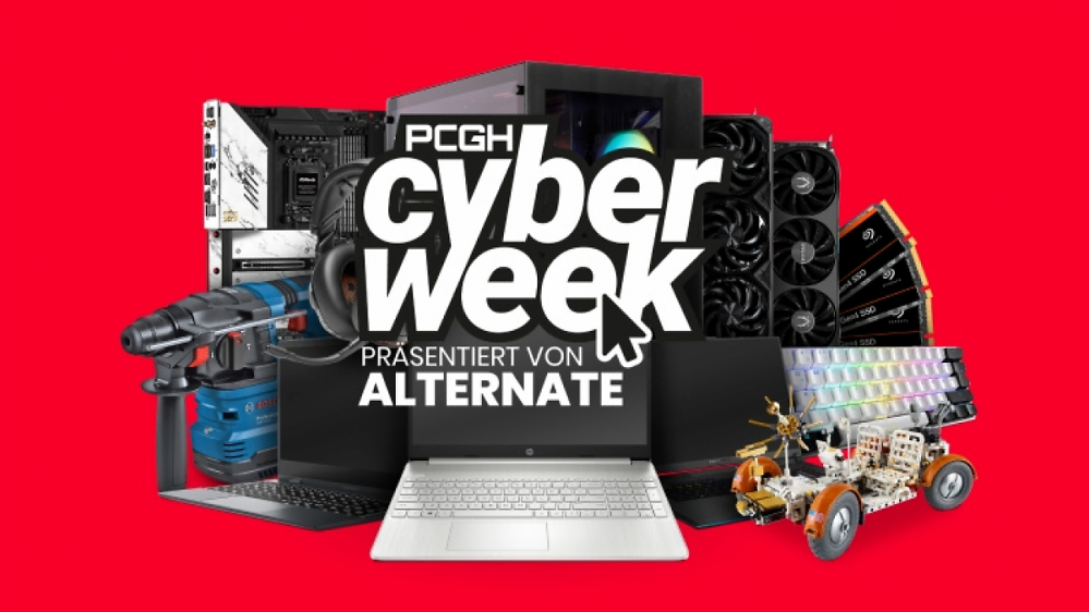 Endspurt bei der PCGH Cyber Week: Bis morgen shoppen & fette Rabatte nutzen!