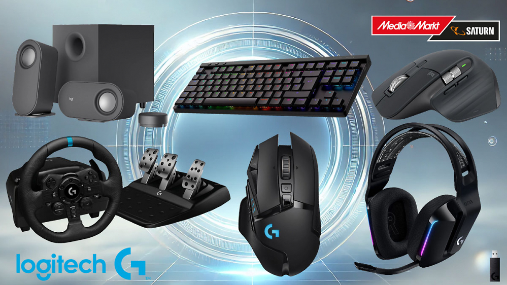 MediaMarkt reduziert Logitech: Gaming-Zubehör, Mäuse, Tastaturen, Headsets & Co. bis zu 51% günstiger