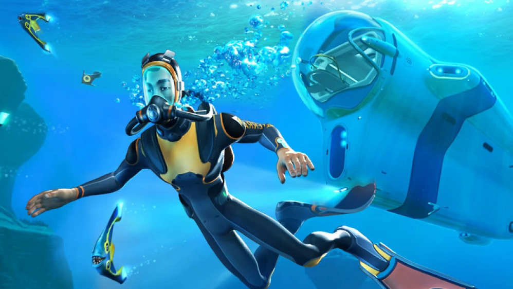 Taucher auch Subnautica