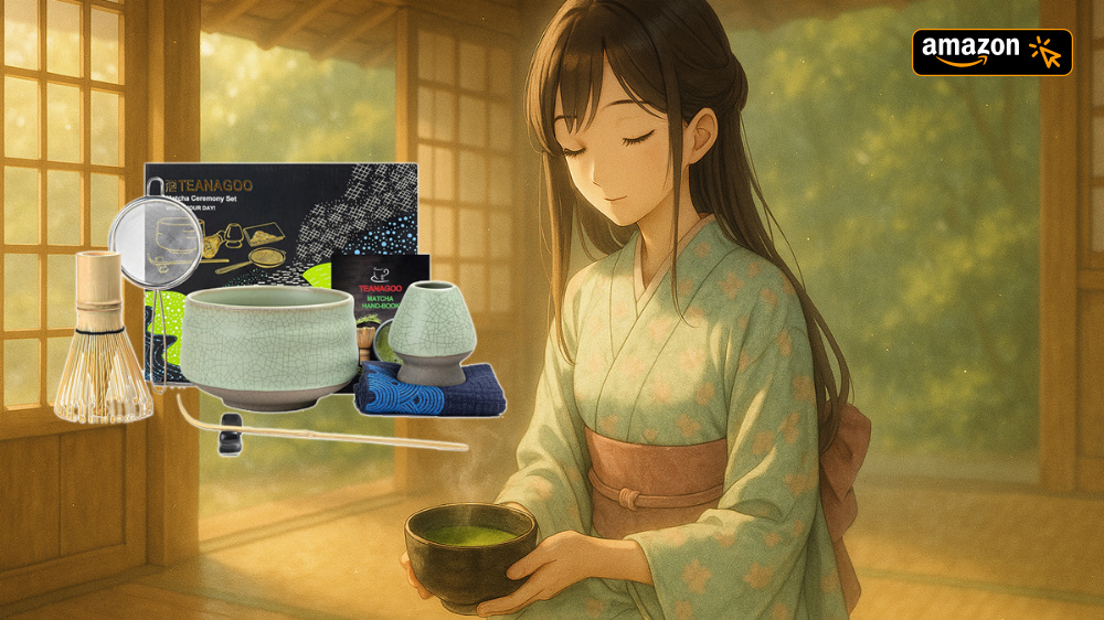 Für Otakus mit Stil: Matcha-Set für japanische Teezeremonie bei Amazon stark reduziert