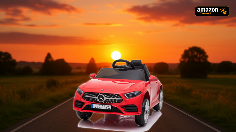 Mercedes für unter 100 Euro fahren - Amazon macht's möglich mit dem Leadzm Kinderauto