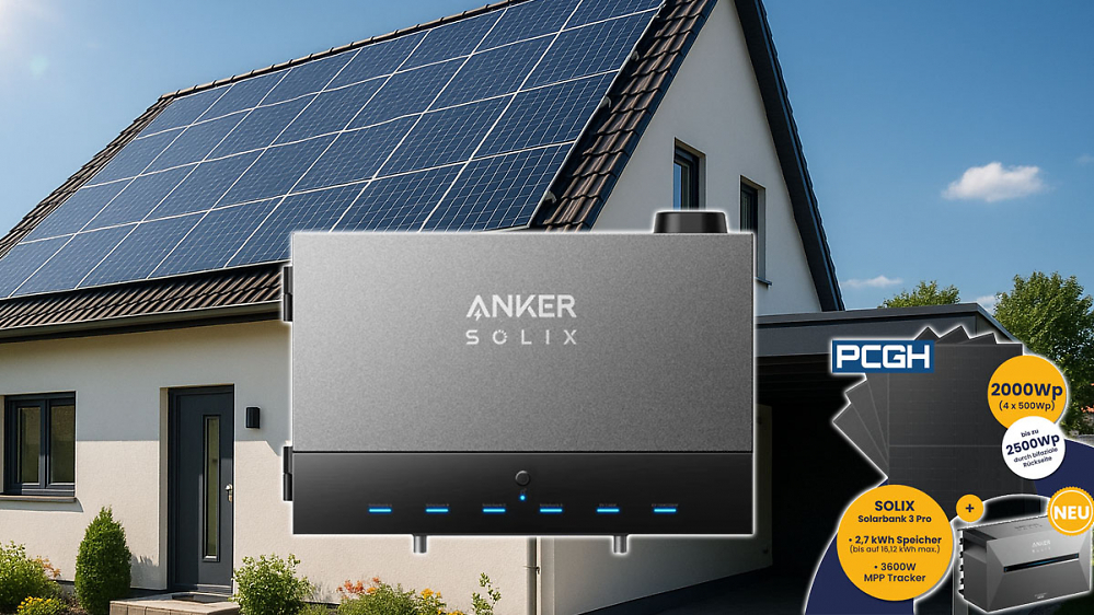 Bis zu 4 Balkonkraftwerke verbinden: Neues Anker Solix Power Dock schon 100 € günstiger
