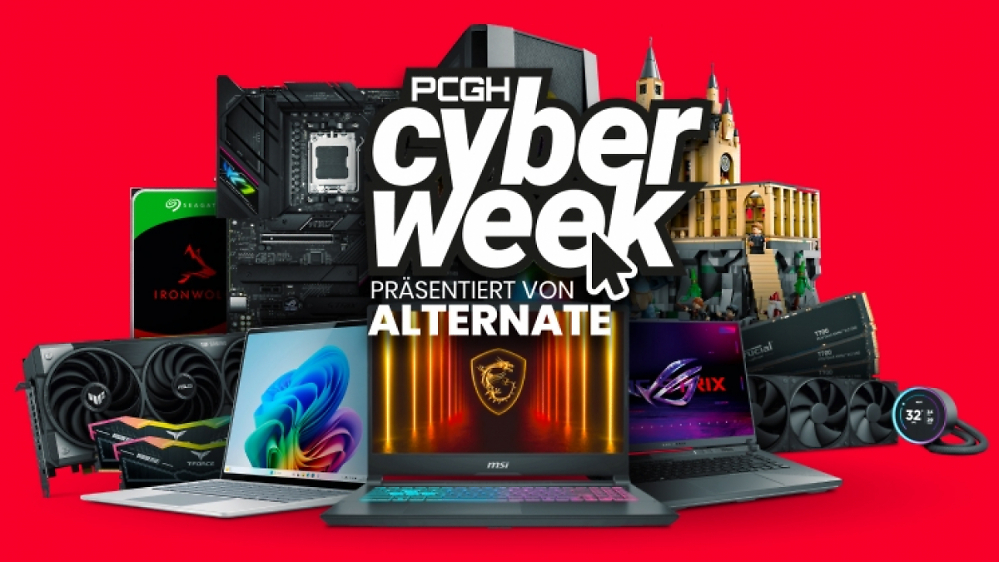 Endspurt bei der PCGH Cyber Week: Nur noch 1 Tag die besten Deals sichern!