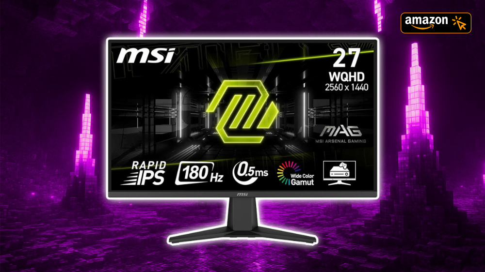 Angebot geht rasch zur Neige: MSI Gaming-Monitor mit WQHD und 180 Hz kostet keine 150 Euro