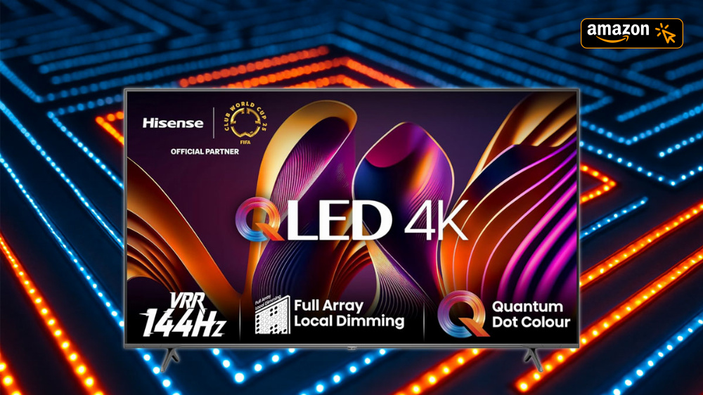 Kein Preisfehler! 4,79 Euro / cm Bildschirmdiagonale bei riesigem QLED-144-Hz-TV von Hisense 