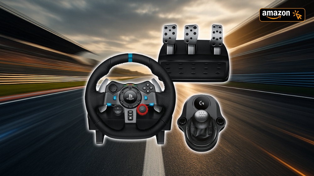 Bestseller-Deal: Logitech-Rennlenkrad-Set für PS5 und PC jetzt 45 Prozent günstiger