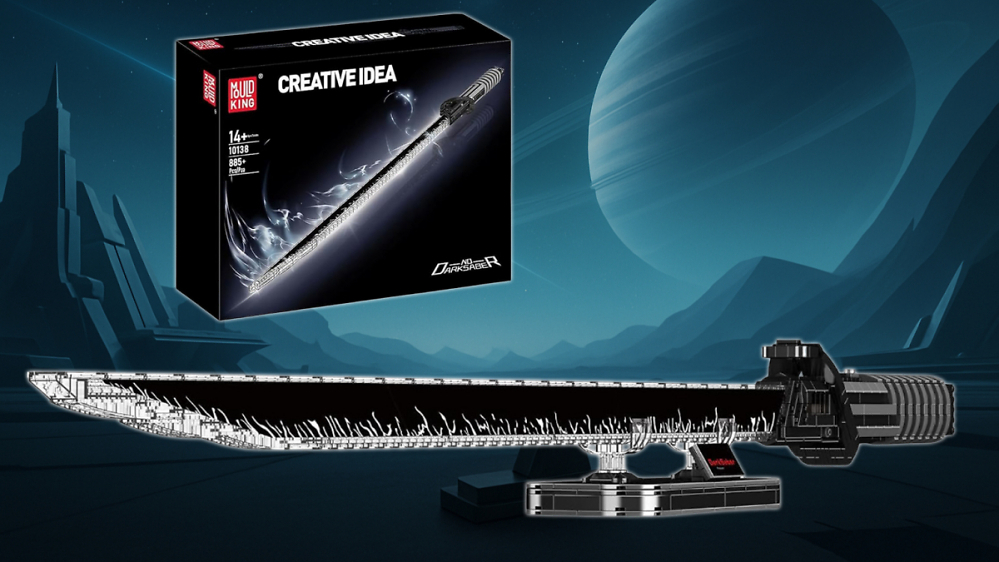 Von Mandalore ins Wohnzimmer: Das legendäre Dark Saber kehrt zurück - diesmal aus 885 Klemmbausteinen