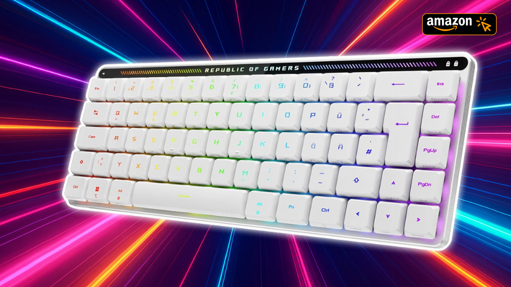 Gutschein zeigt Wirkung: Asus 65-%-Tastatur viel günstiger als im Preisvergleich