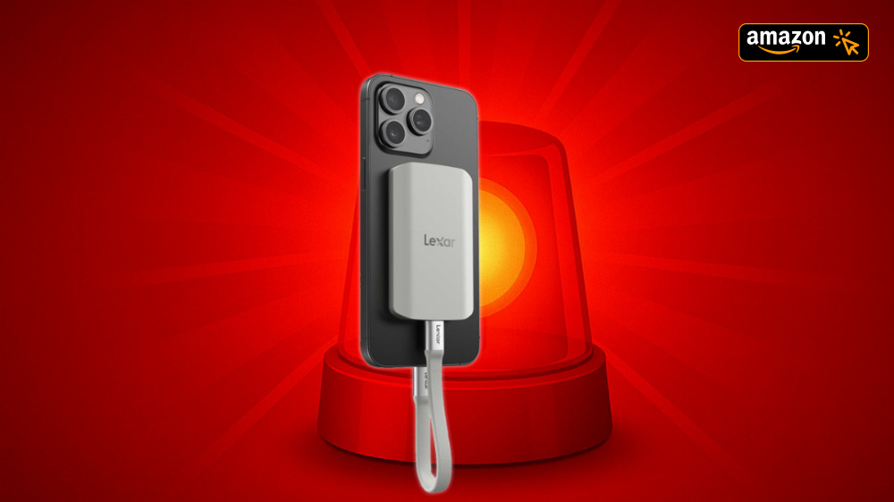 Portable SSD Lexar ES5: 2.000 MB/s schnell, iPhone-kompatibel & aktuell so günstig wie nie