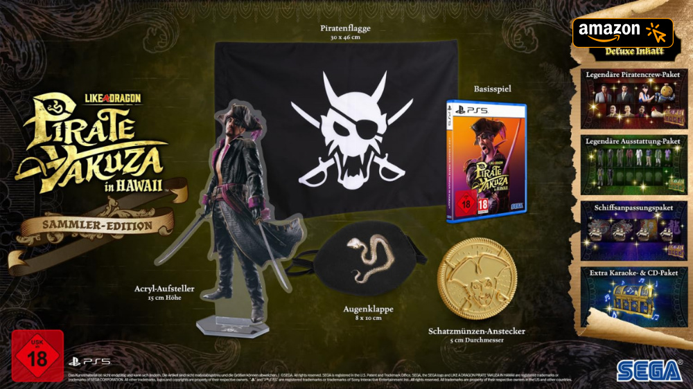 Für 2 Euro Aufpreis Collector's Edition abstauben - Like a Dragon: Pirate Yakuza in Hawaii zum Top-Preis