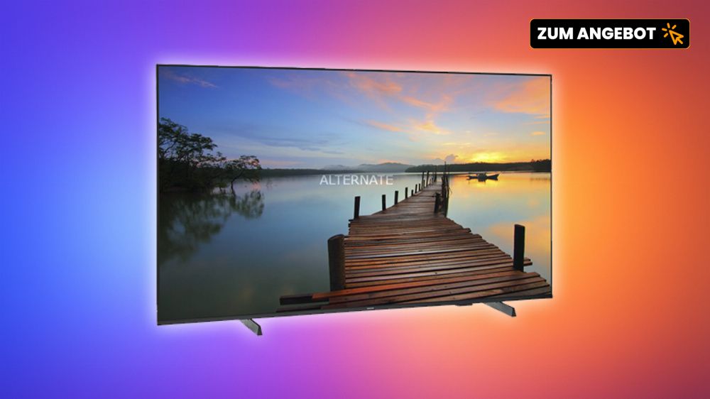 Neuer Fernseher gesucht? Ambilight-TV fällt bei Alternate um 485 Euro im Preis