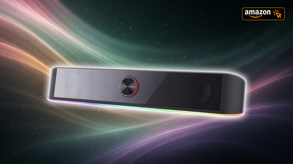 Desktop-Soundbar mit RGB-Beleuchtung: Bei Amazon zum Sparpreis