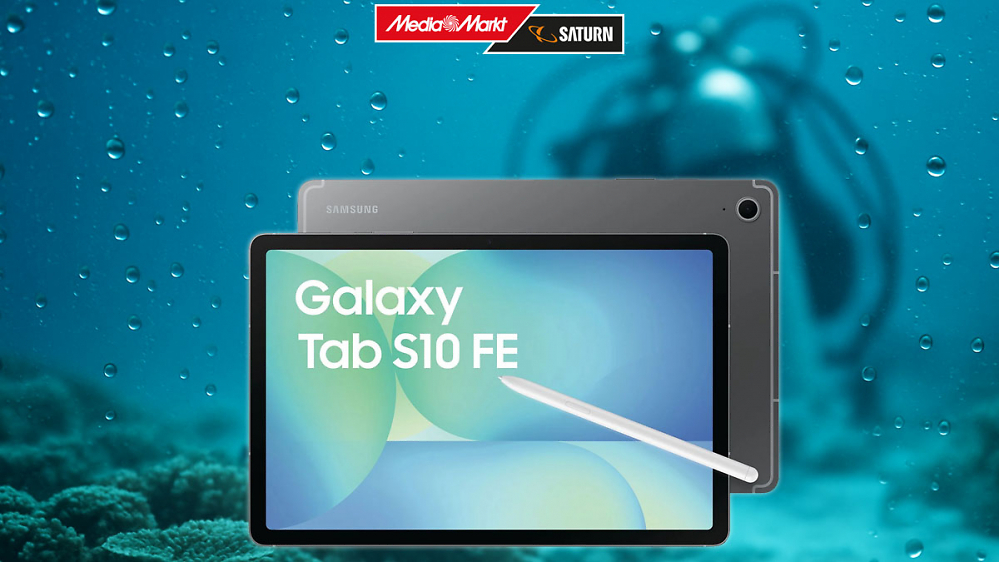 Galaxy Tab S10 FE im Mega-Deal: Wasserdichtes Android-Tablet mit 90 Hz-Display & Top-Akku so günstig wie nie