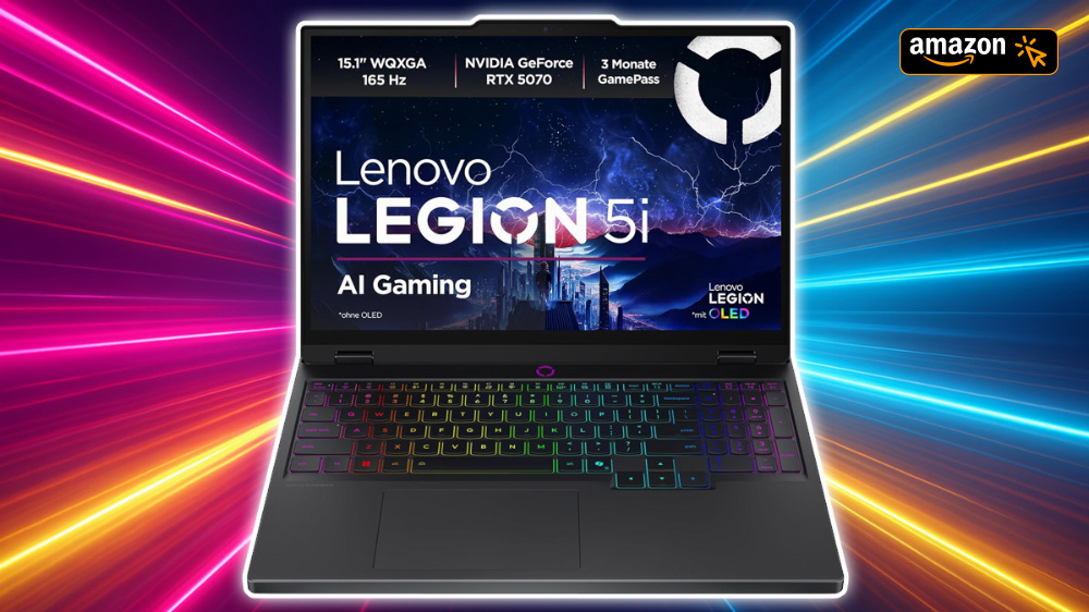 Amazon Black Friday: Kampfpreis für starken Gaming-Laptop mit RTX 5070 und OLED