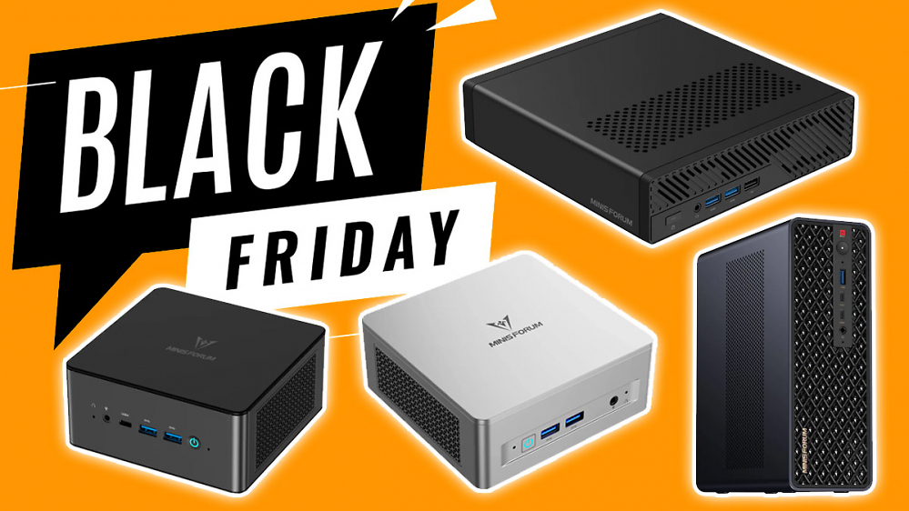 Black Friday bei Minisforum: Spektakulärer MS-S1 MAX, Mini-PCs stark reduziert & Coupons