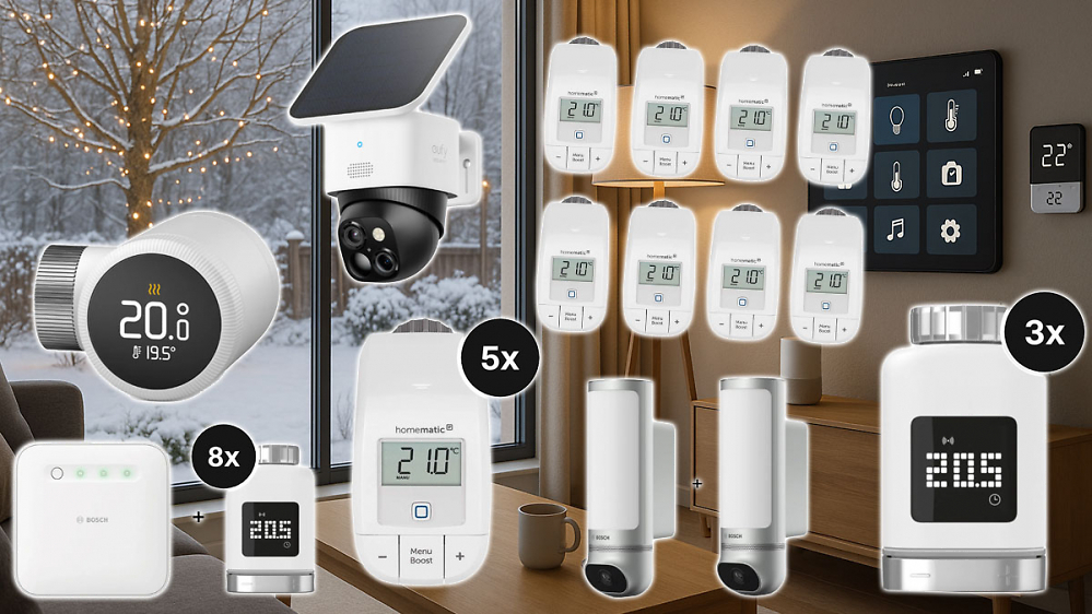 Im Set nun klar günstiger: tink dreht Thermostaten von Homematic IP und Bosch den Preis ab