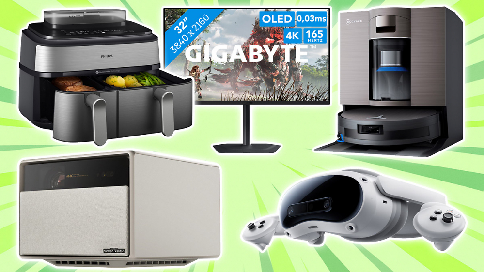 Letzte Chance! Echte Tiefstpreise bei 4K-Gaming-OLED, Laser-Beamer, Saugroboter etc.