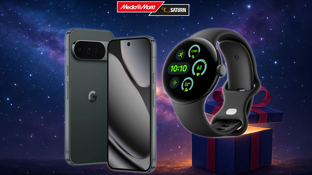 Nur für kurze Zeit: MediaMarkt "schenkt" zum Black Friday die Pixel Watch 3 im Wert von 375€ zum Pixel 10 Pro XL
