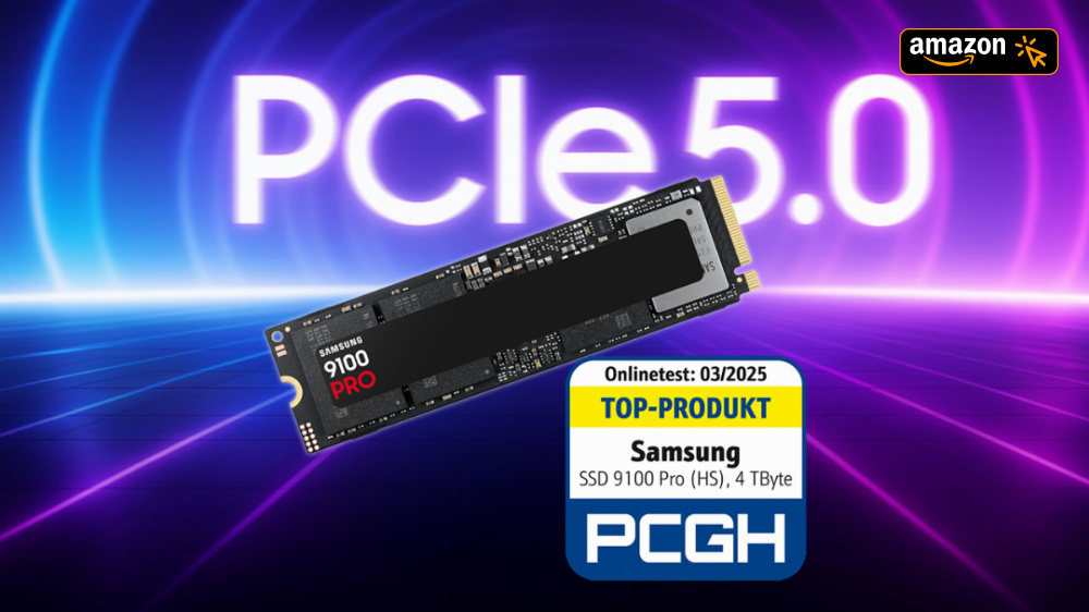 Jetzt noch historisch günstig: PCGH-Testsieger-SSD Samsung 9100 Pro im Black-Friday-Angebot