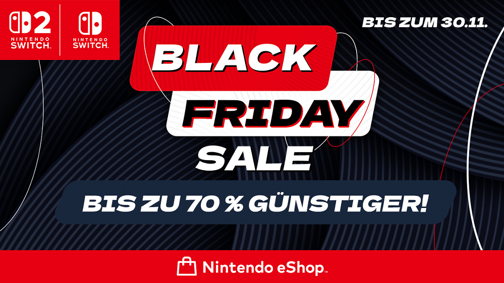 Black Friday: Bis zu 70% Rabatt auf mehr als 1.500 Spiele im Nintendo eShop + NSO-Bonusmonate abgreifen!