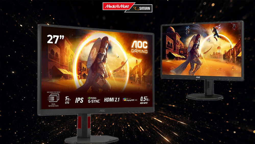 Monitor-Deals ab 77 Euro: 180-Hz-2K & 4K-Monitor mit 160 Hz / 320 Hz nirgendwo günstiger als bei MediaMarkt