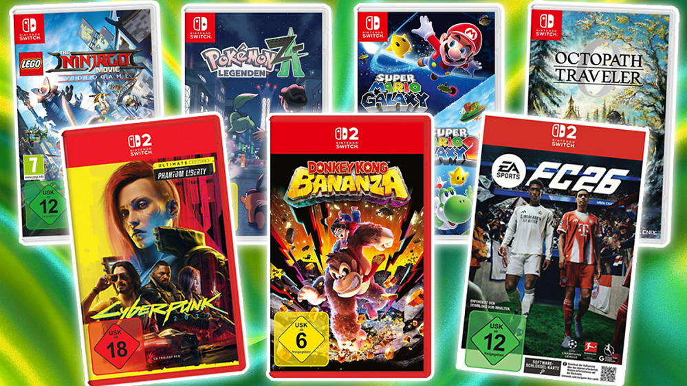 Media Markt schenkt 20 % auf alle Spiele für Switch (2): EA Sports FC 26, Super Mario Galaxy, Pokémon Legenden etc.
