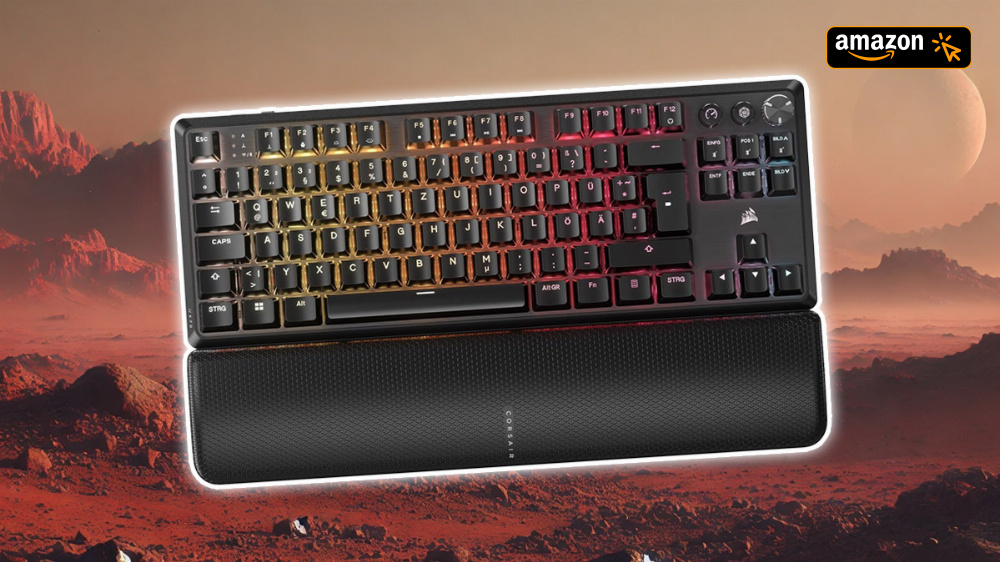 Die Zeit läuft: Corsair-Gaming-Tastatur mit Funk, Bluetooth und USB günstig wie lange nicht mehr