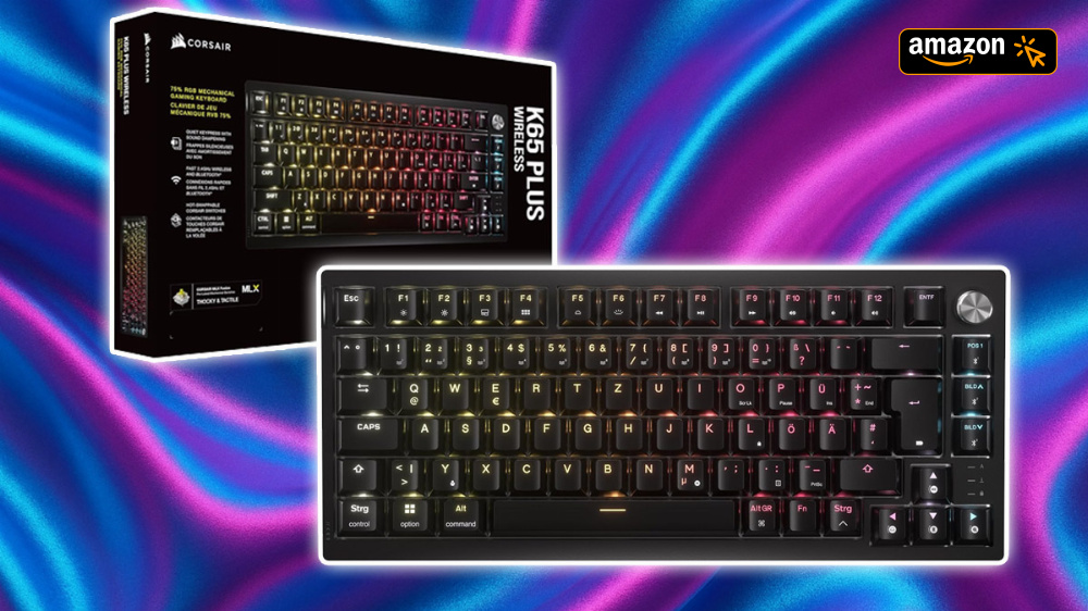 65 Euro günstiger als überall sonst: Amazon mit Rekordpreis für Corsair-Gaming-Tastatur