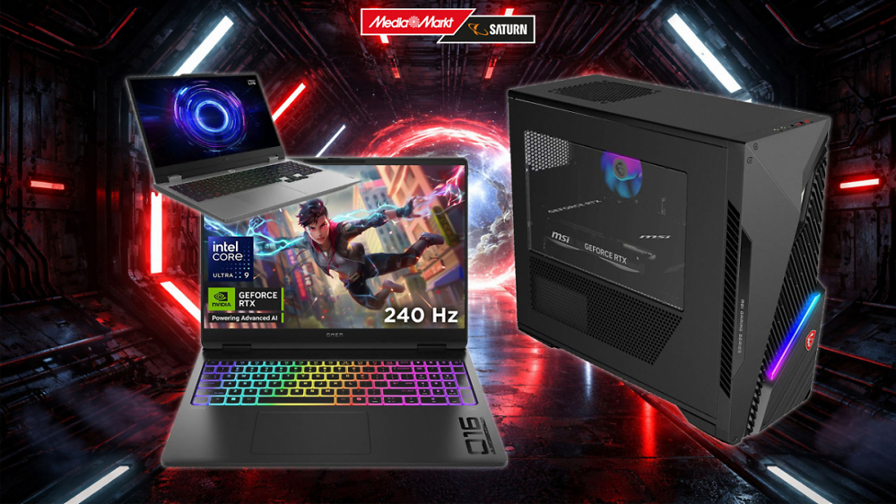 Über 1.000 Euro sparen: Intel Gaming-Laptops & PCs zu Bestpreisen bei MediaMarkt