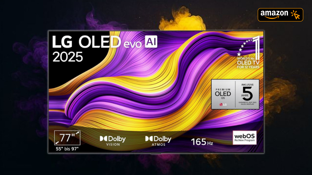 "Bester TV des Jahres 2025": Riesiger 77 Zoll LG OLED-TV noch nie günstiger (Hifi.de)