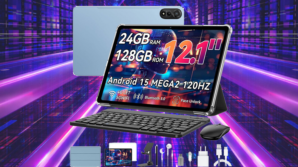 Großes 12-Zoll-Tablet für 158,39€: Amazon legt viel Zubehör im Paket dazu