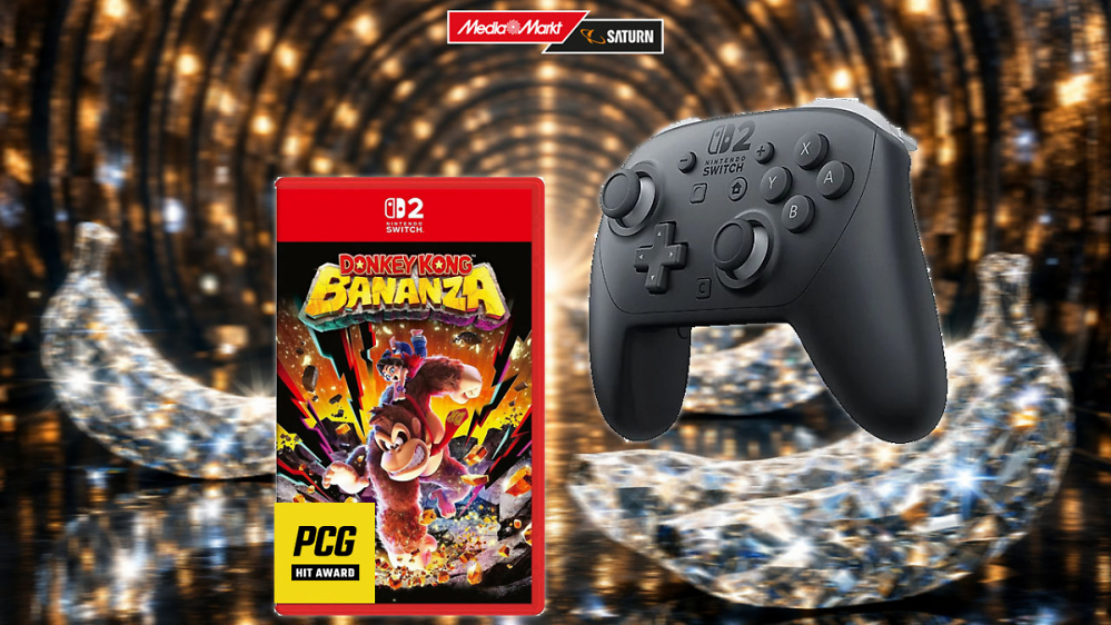 Donkey Kong Bananza für nur 16,99 Euro? Dieses Switch-2-Controller-Bundle von MediaMarkt macht's möglich